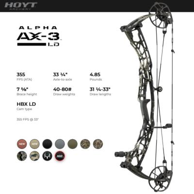 .HOYT 2026 ALPHA AX-3 33 LD