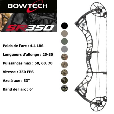 BOWTECH SR350 Noir ou BreakUp