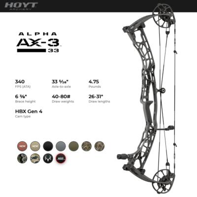 .HOYT 2026 ALPHA AX-3 33