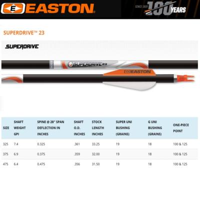 EASTON SUPERDRIVE 23