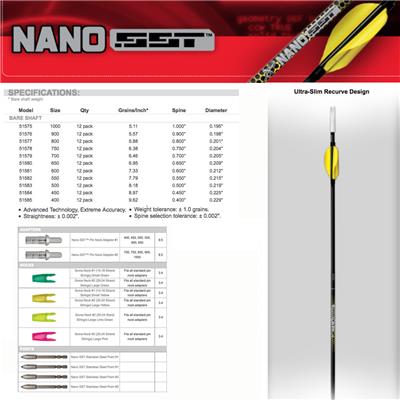 CARBON EXPRESS lot de 12 tubes NANO SST