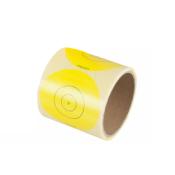 .Rouleau de 100 autocollants de centre de blason en 40 ou trispot