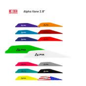 Lot de 12 ALPHA Vanes 2.8"