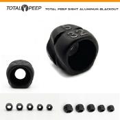 Visette aluminium TOTAL PEEP BLACK OUT