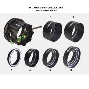 SHREWD anneaux de cerclage et sunshade pour scope NOMAD